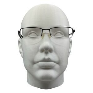 New Balance NB409A-1 Eyeglasses Frames Black Burgundy  Half Rim 52-17-135